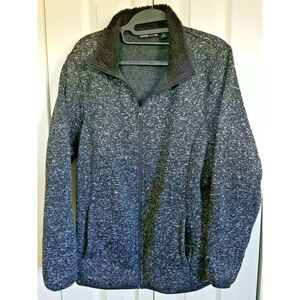 Swiss Tech Unisex 1X Greystone‎ Jacket Soft Flannel Pockets Zip Front